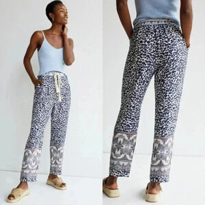 Anthropologie Ollari Tasseled Tapered Pants Size Small NWOT $118